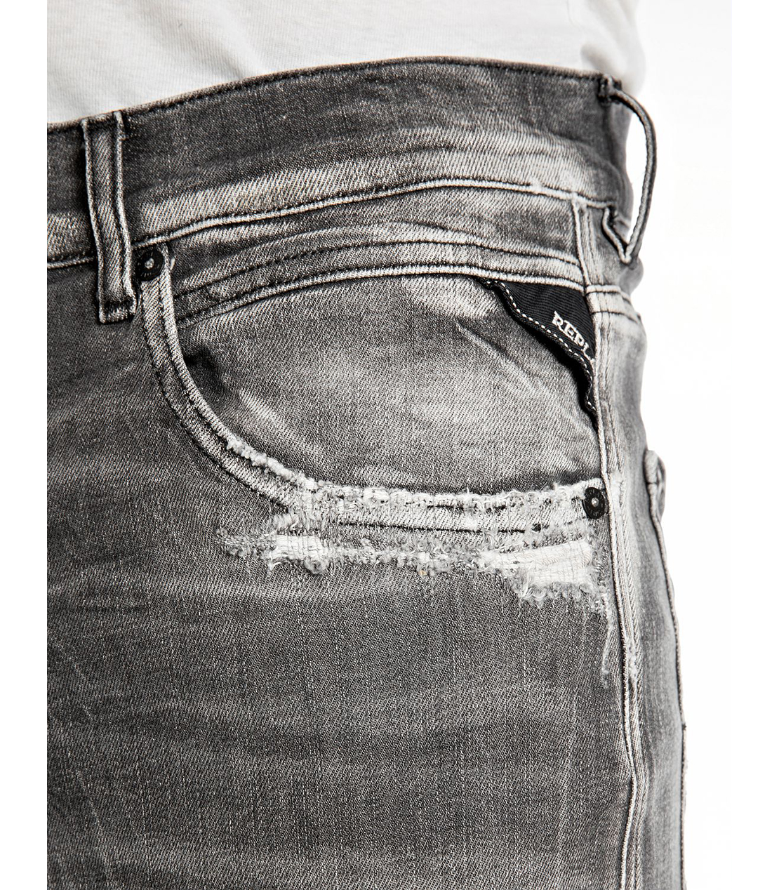 Aged Eco 20 year スリムテーパード MICKYM パワーストレッチデニム 詳細画像 グレー 6